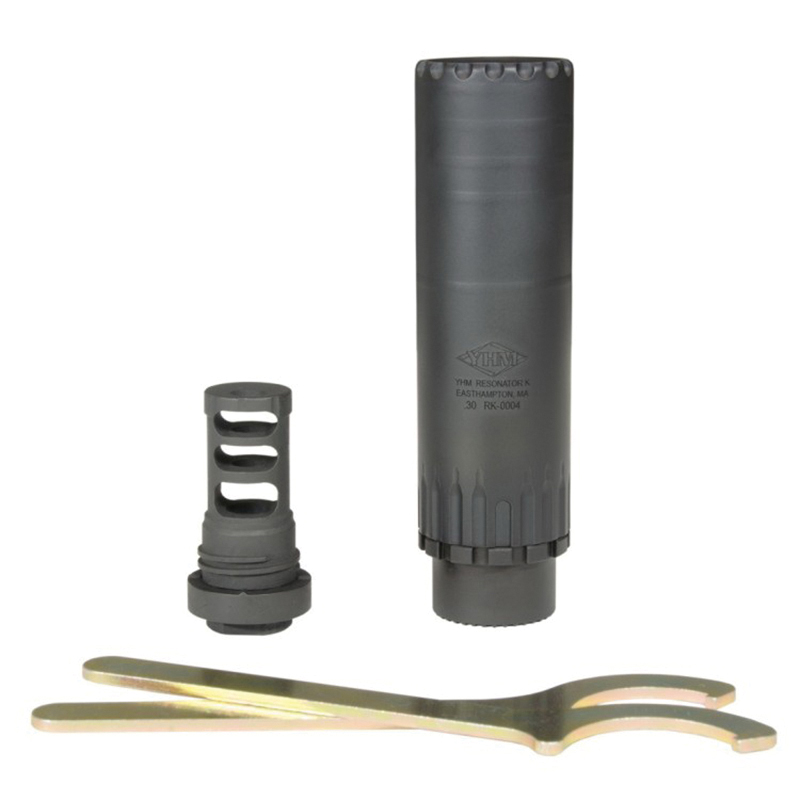 YHM Resonator K .30 Cal Rifle Suppressor, Black - Yhm