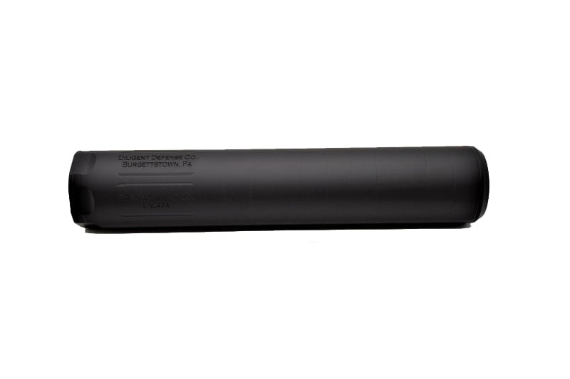 Diligent Defense Enticer L Rifle Suppressor, Black - Diligent Defense Co