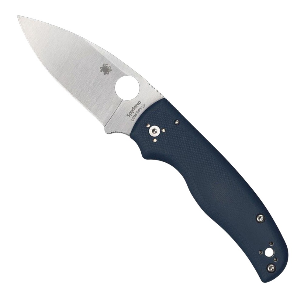 Spyderco Shaman Folding Knife Drop Point, Cobalt Blue