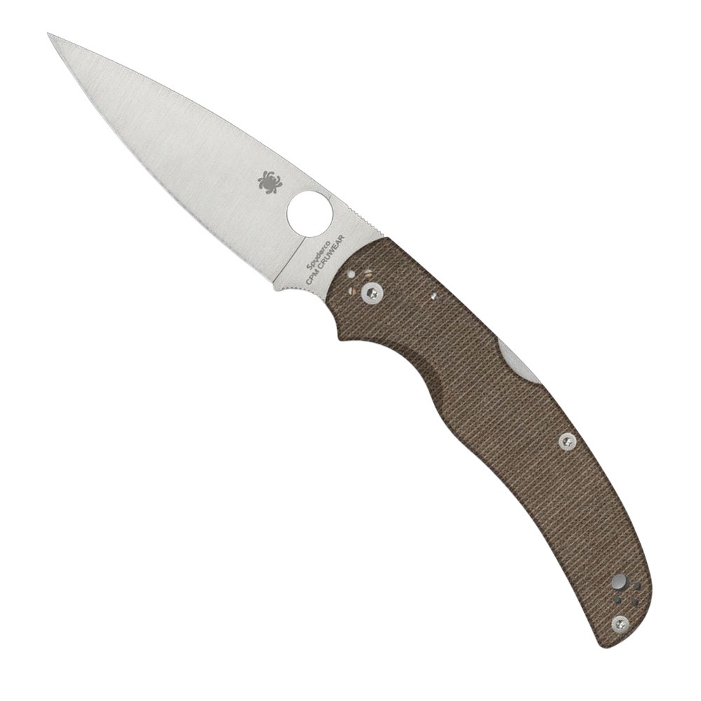 Spyderco Spyderco Native Chief Folding Drop Point Knife, Brown - C244MPCW