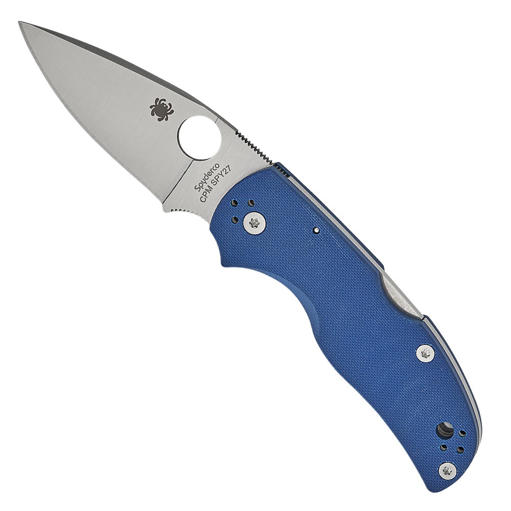 Spyderco Spyderco Native 5 Folding Drop Point Knife, Cobalt Blue - C41GPCBL5
