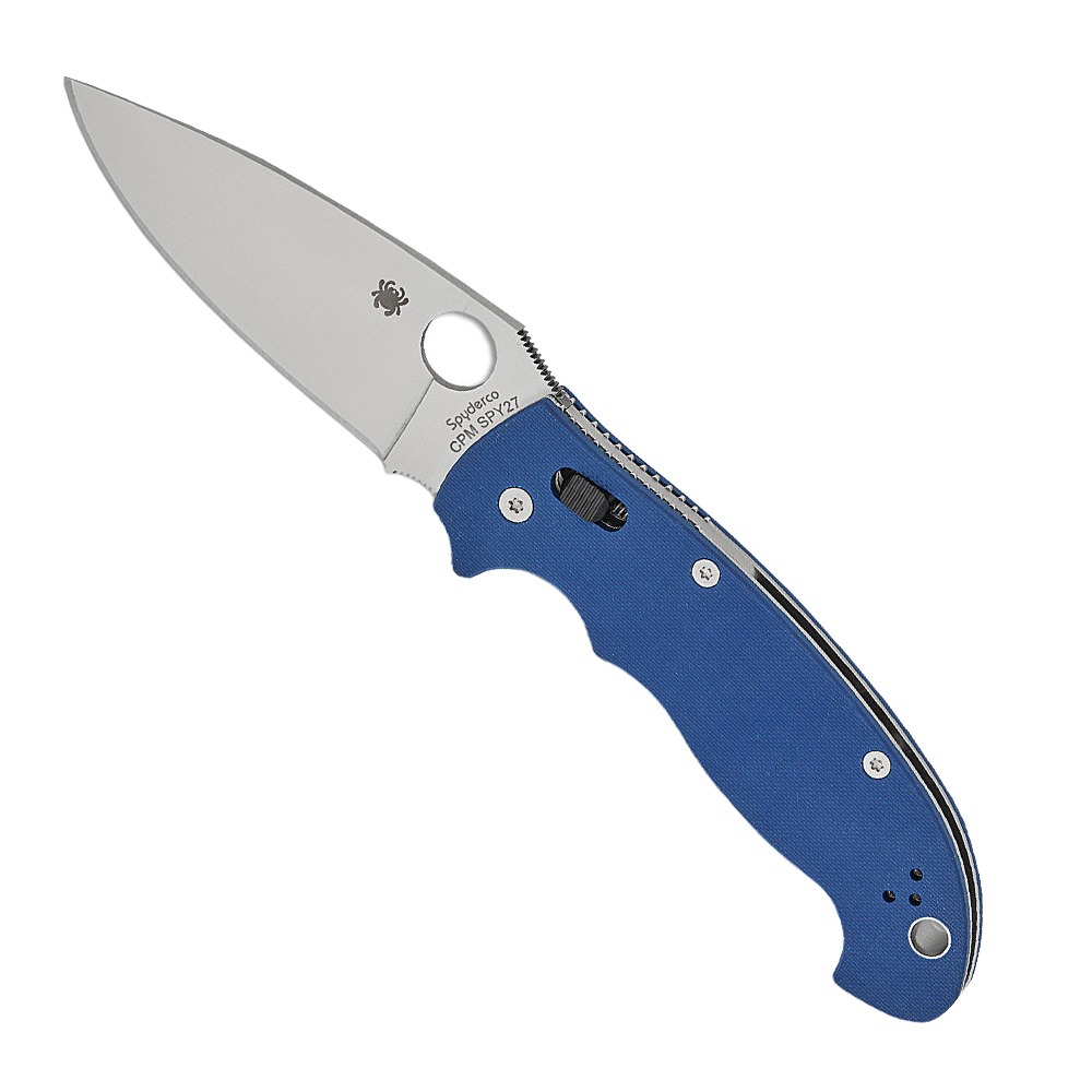 Spyderco Spyderco Manix 2 XL Folding Knife, Cobalt Blue