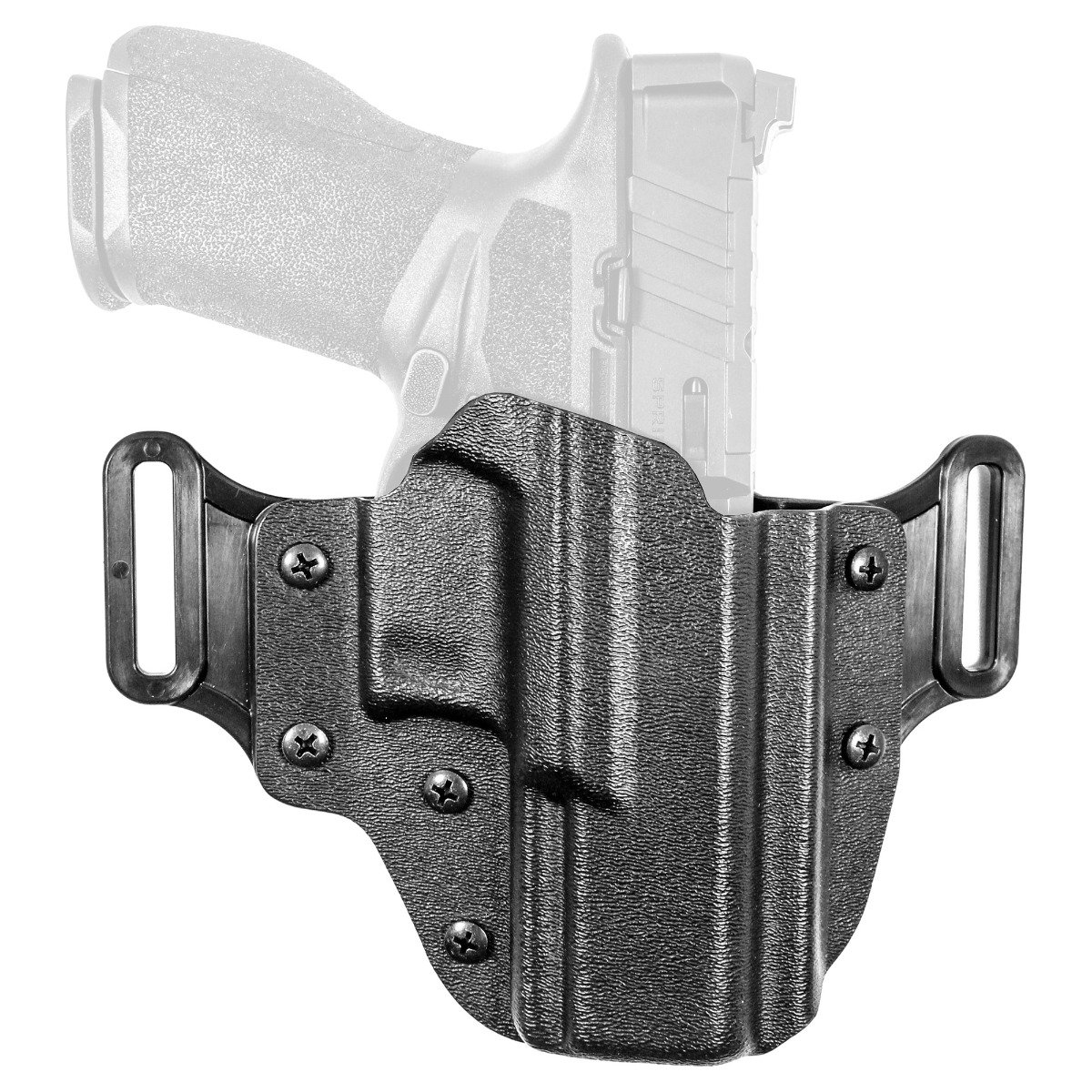 Desantis Gunhide Veiled Partner Springfield Armory Echelon OWB Holster Right Kydex, Black - Desantis Gunhide