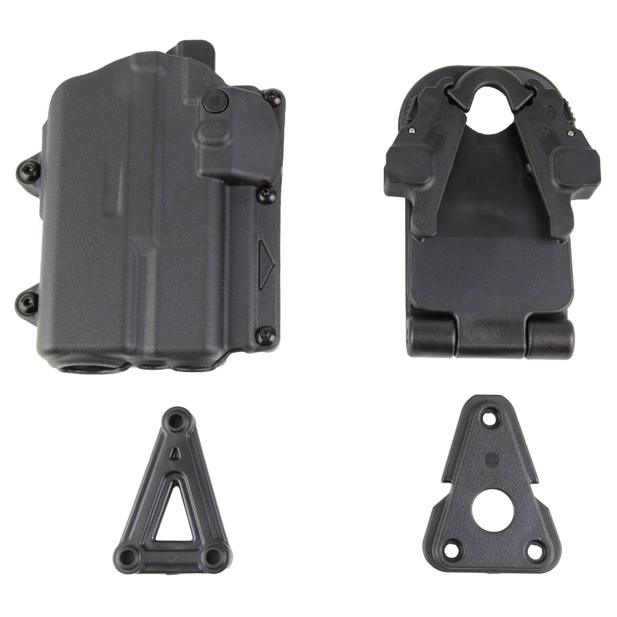 Alien Gear Rapid Force Level 2 Duty Glock G19/G19X//G22/G45 OWB Holster Right Polymer, Black - Alien Gear Holsters
