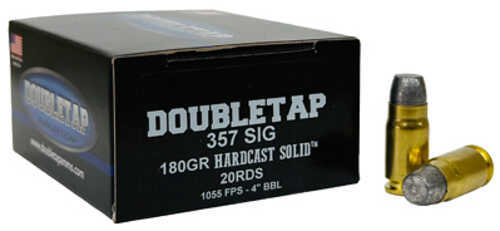 DoubleTap Ammunition Hardcast Solid .357 Sig 180 gr LFN 20rds - Doubletap Ammunition