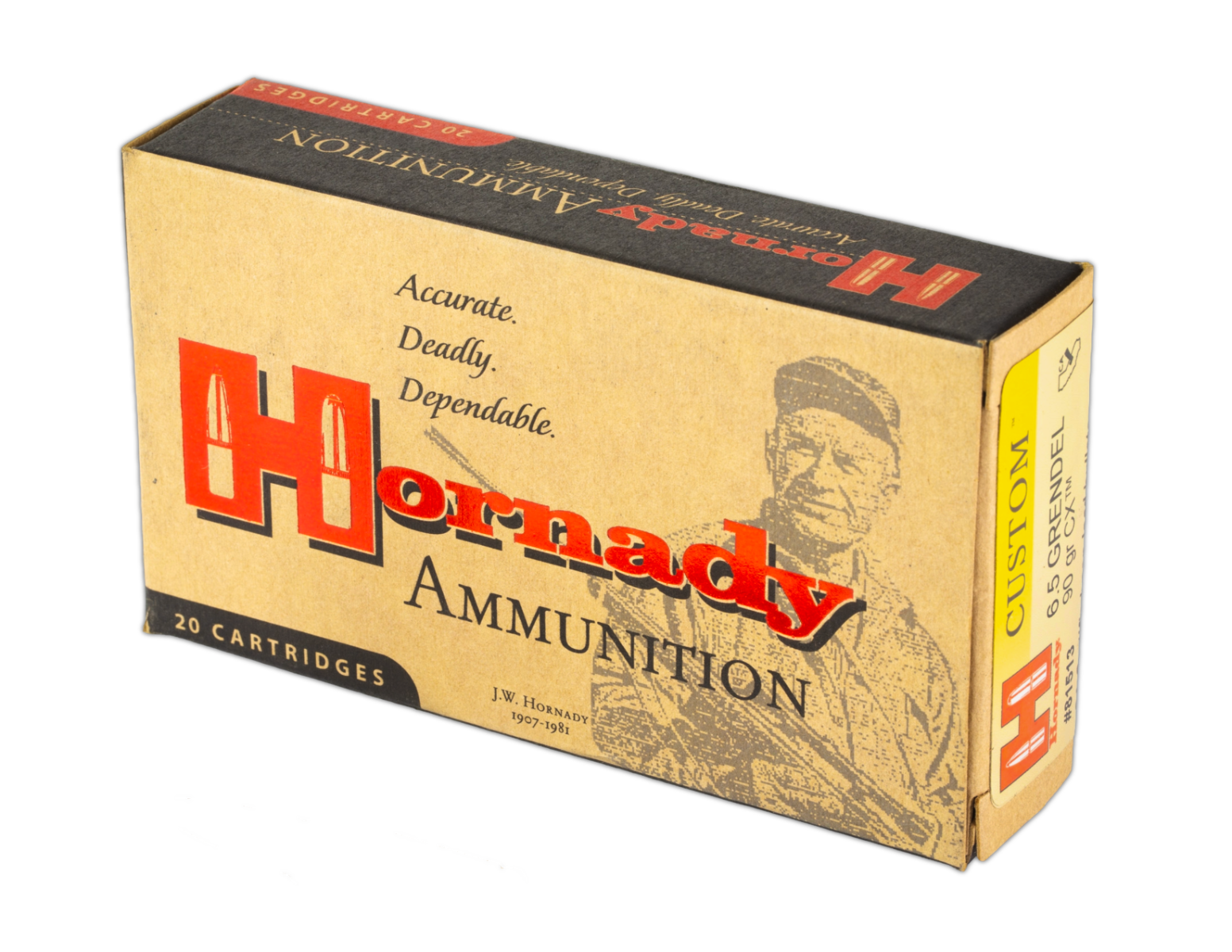 Hornady Custom 6.5 Grendel 90 gr CX Ammo, 20rds - Hornady
