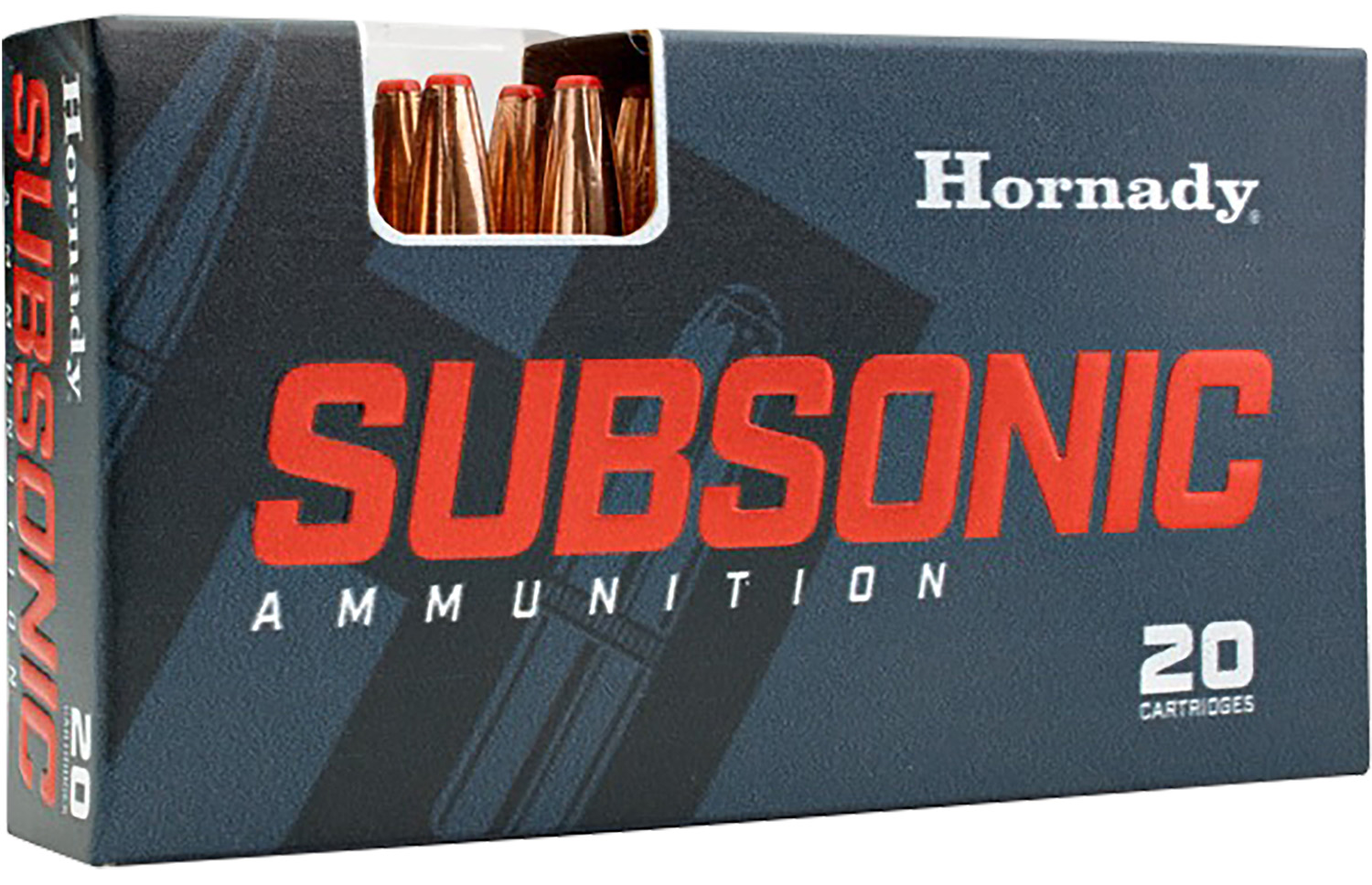 Hornady Subsonic .338 ARC 307 gr SubX(R) Ammo, 20rds - 82272 - Hornady