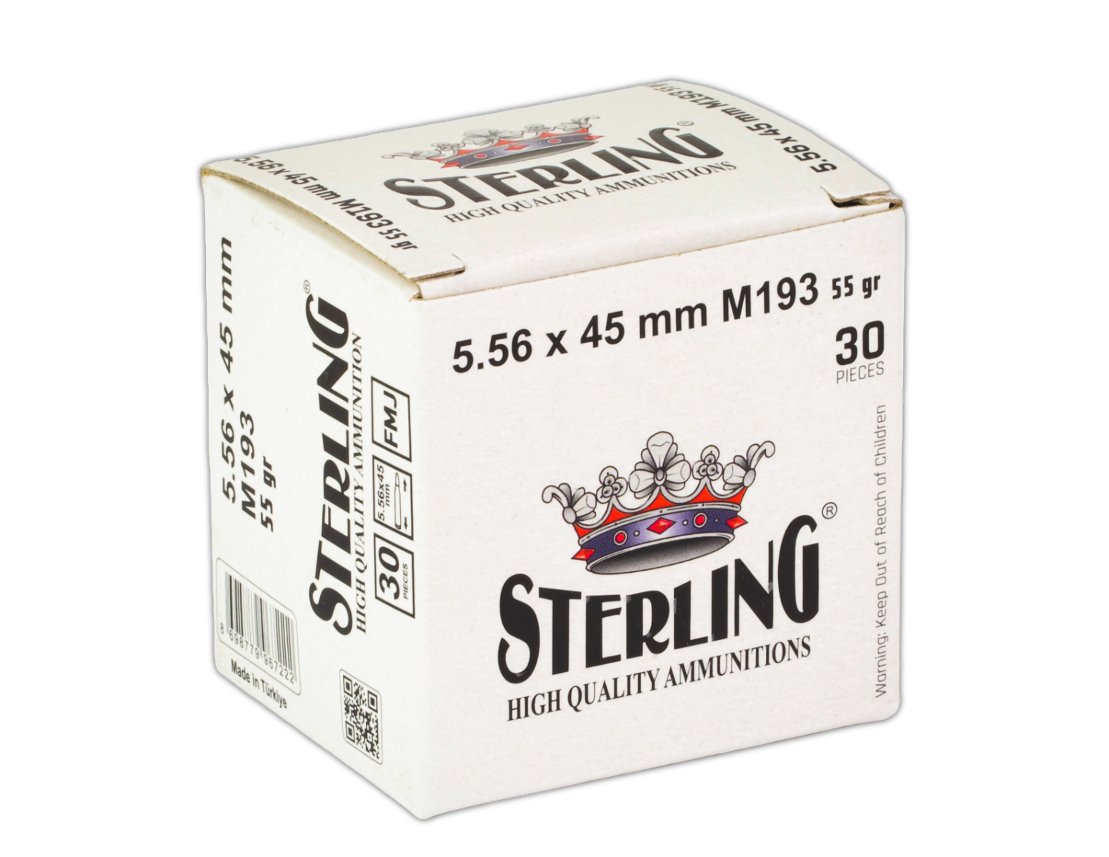 Sterling 5.56x45mm 55 gr FMJ 30rds - Sterling