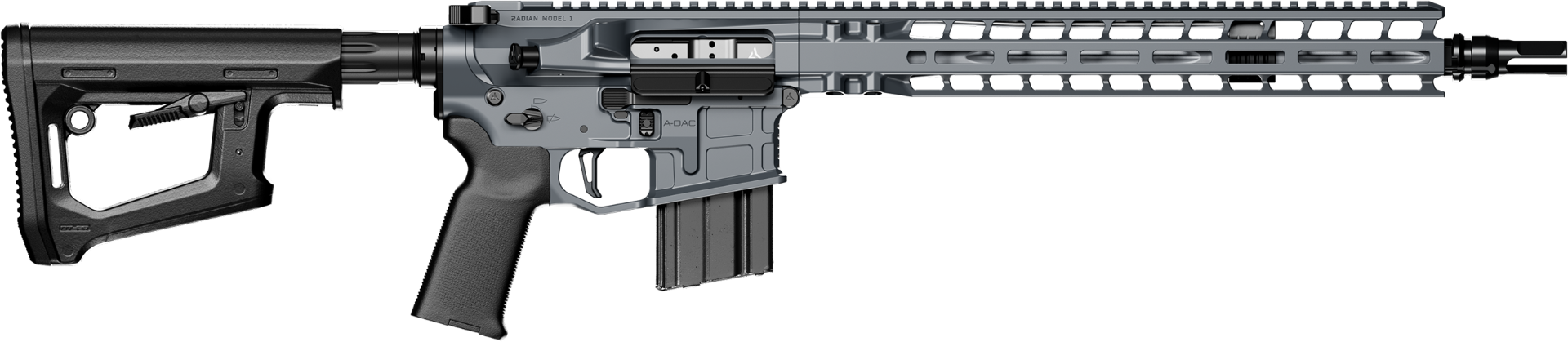 Radian Weapons Model 1 6mm ARC 14.5", Radian Gray