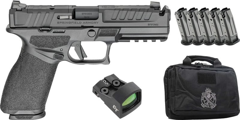 Springfield Armory Echelon Comp Gear Up 25 9mm 4.50" 10rds, Black - Springfield Armory