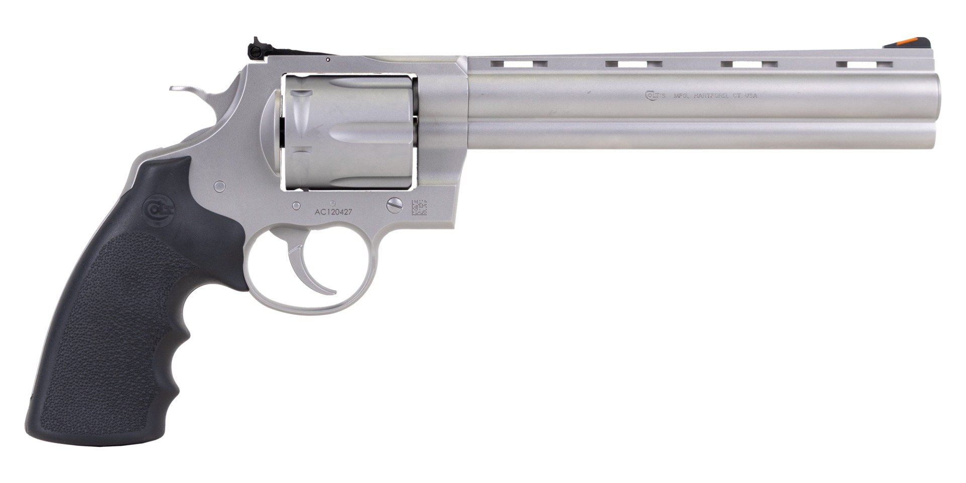Colt Anaconda .44 Magnum Revolver 8" 6rds, Matte Stainless - ANACONDA-SM8RTS - Colt