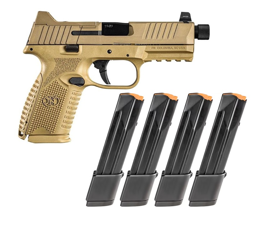 FNH FN 509 Midsize Tactical 9mm 4.50" 15/24rds, Flat Dark Earth - Fnh