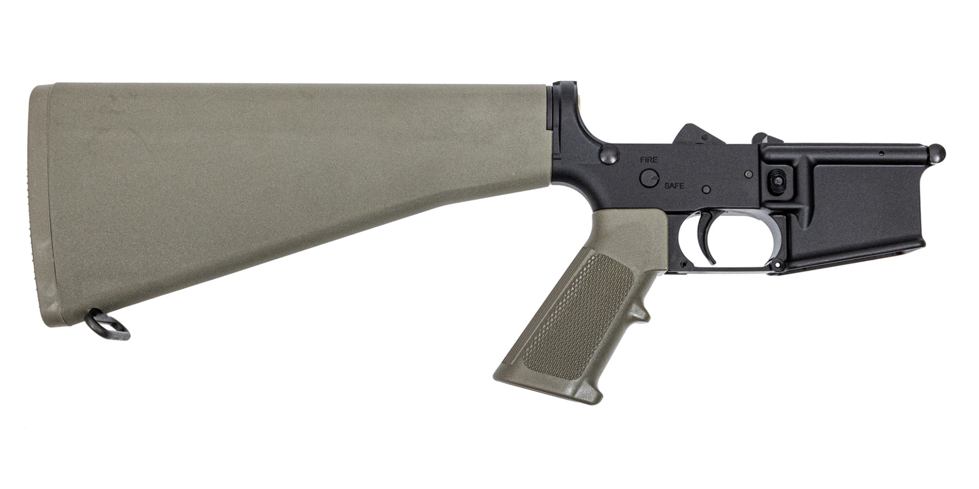 PSA PA15 Complete Classic A2 Lower, ODG - Palmetto State Armory