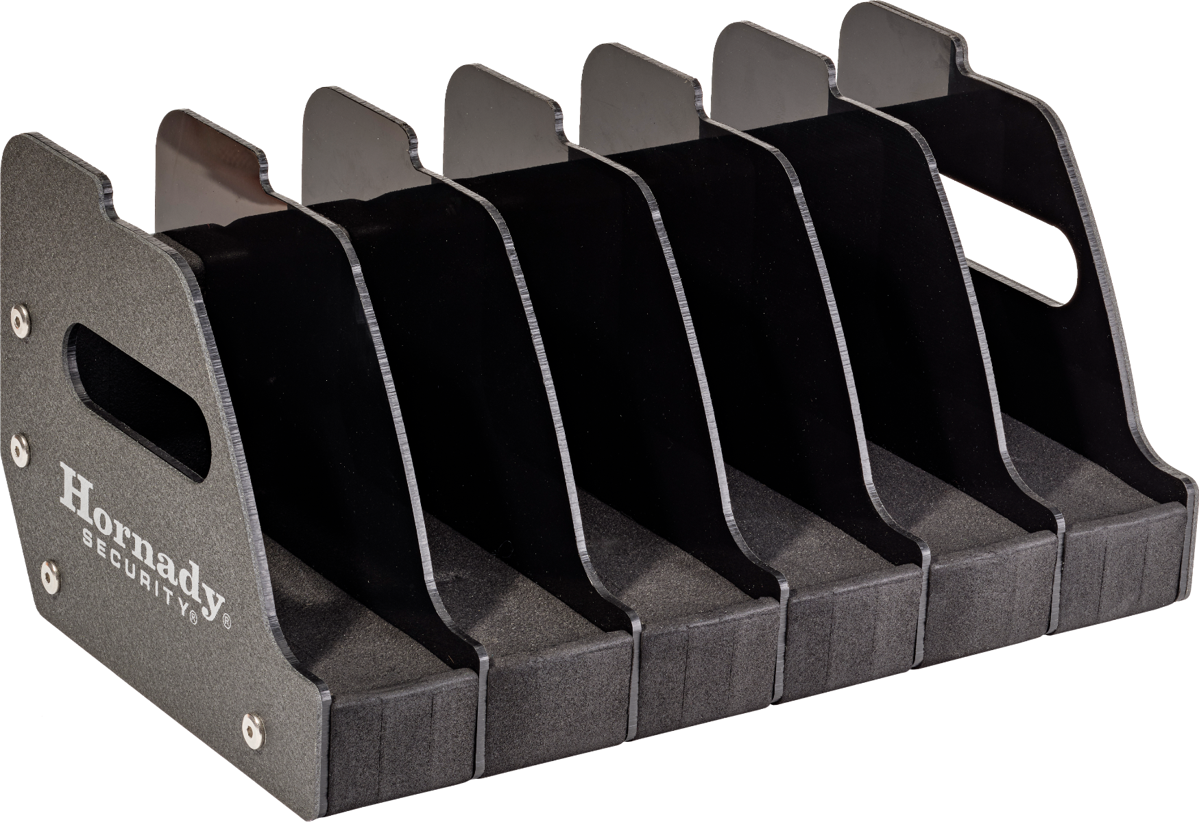 Hornady 6-Gun Pistol Storage Rack, Black - Hornady