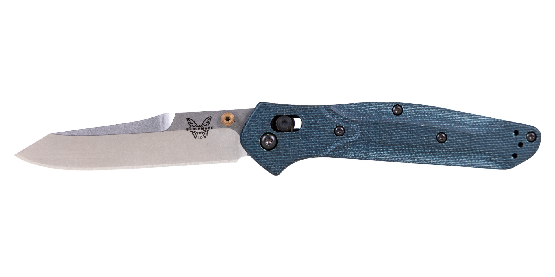 Benchmade Osborne Reverse Tanto Folding Knife, Denim Micarta - 940-04