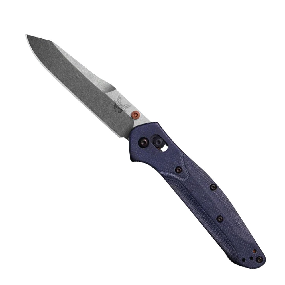 Benchmade Benchmade Osborne Reverse Tanto Folding Knife, Denim Micarta - 940-04