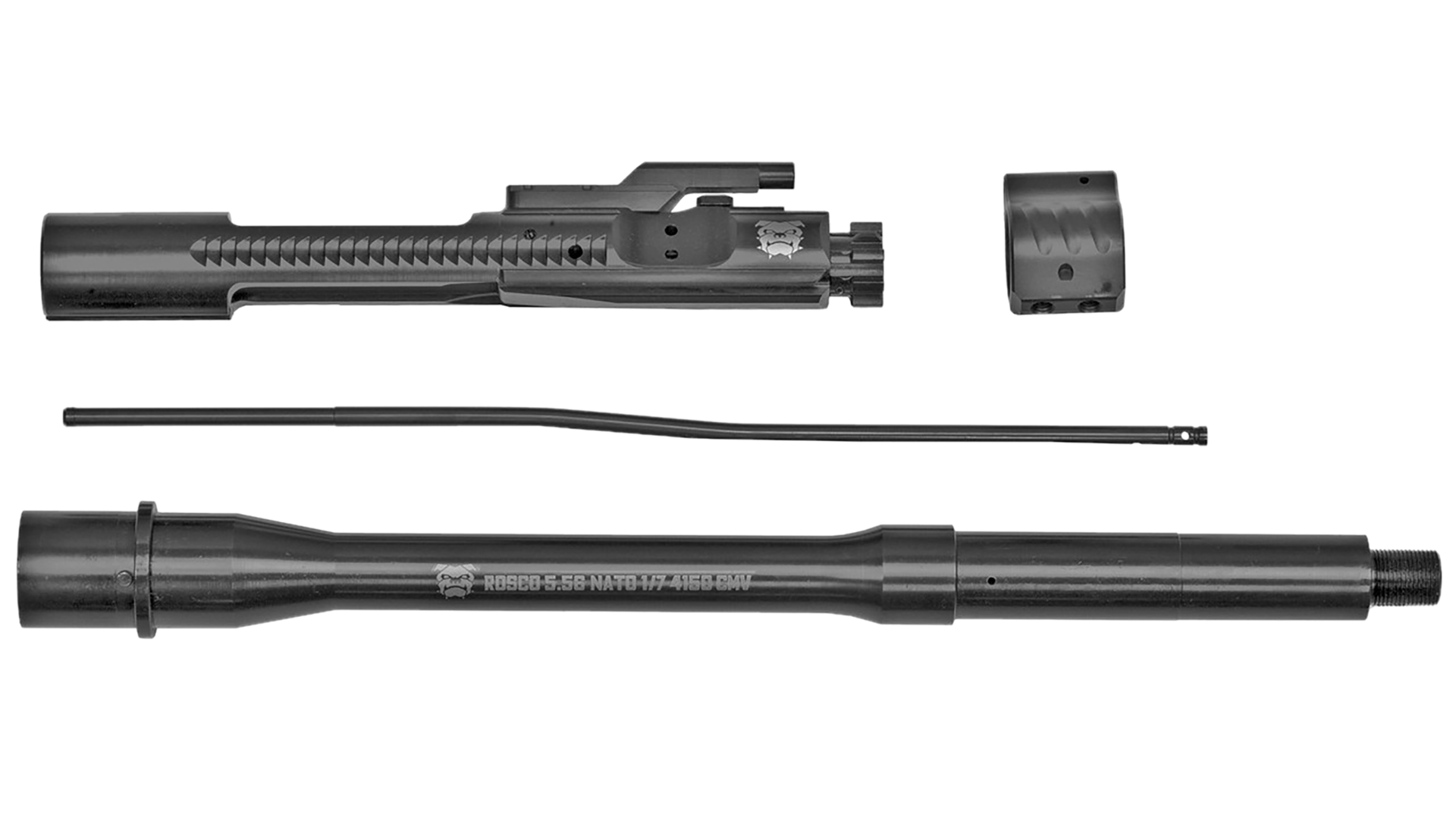Rosco Manufacturing Bloodline Sauce Pack Barrel and Bolt Carrier Group Kit 5.56x45mm, Black - Rosco Manufacturing