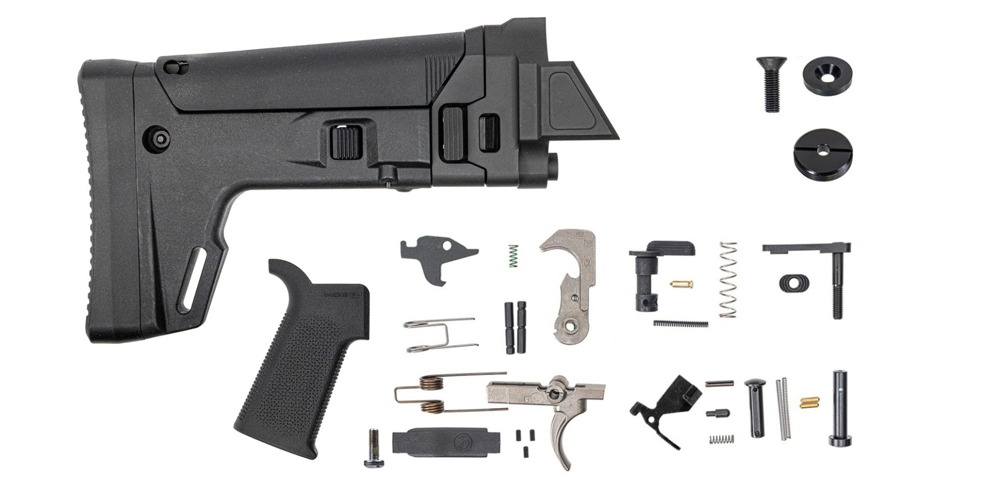PSA Rifle JAKL Lower Build Kit MOE SL EPT F5 Stock, Black - Palmetto State Armory