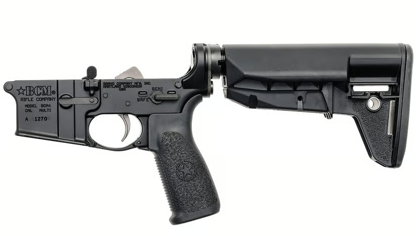 Bravo Company BCM AR-15 Complete Lower - MK2RMS-M1T0 & MOD-2-SOPMOD, Black - Bravo Company