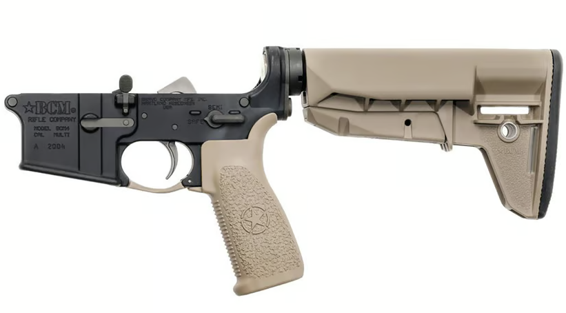 Bravo Company BCM AR-15 Complete Lower - MK2RMS-M1T0 & MOD-2-SOPMOD, FDE - Bravo Company