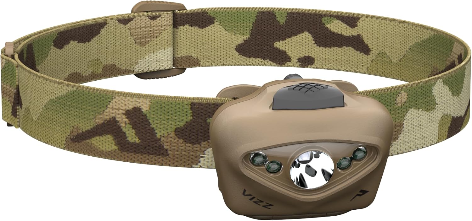 Princeton Tec Vizz RGB Headlamp, Multicam - VIZZ23-RGB-MC - Princeton Tec