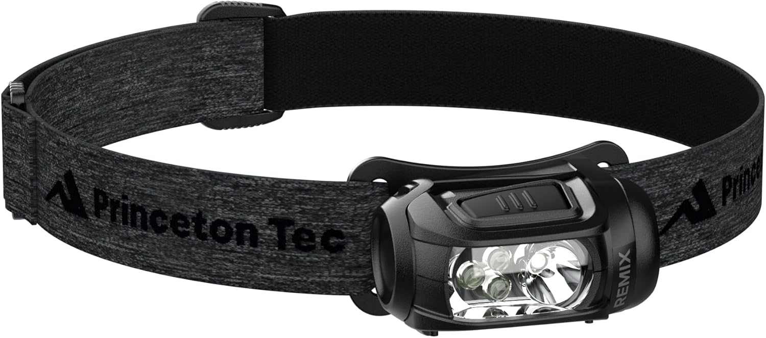 Princeton Tec Remix Headlamp, Black - RMX22-BK/DK