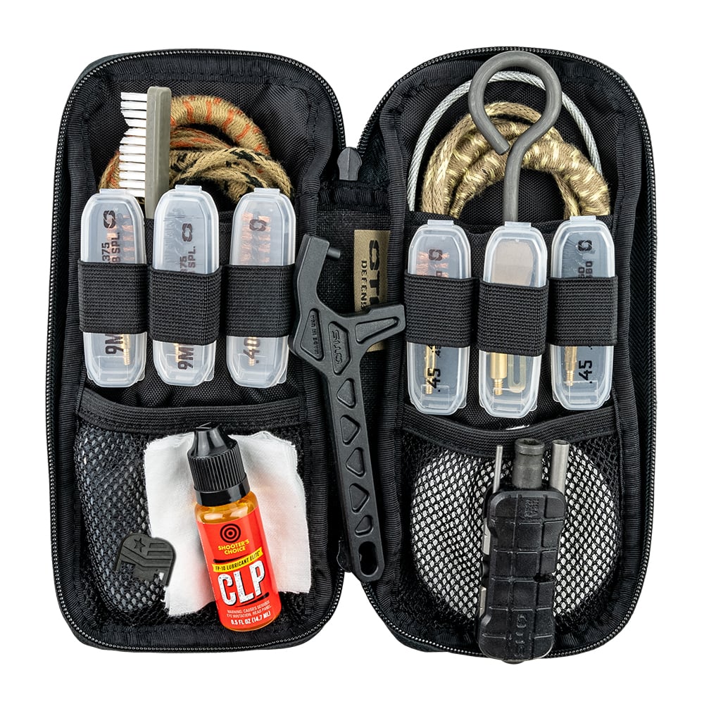 Otis .38 Caliber/9mm/.40 Cal/10mm/.45 Cal Professional Pistol Cleaning Kit - FG-901-945 - Otis
