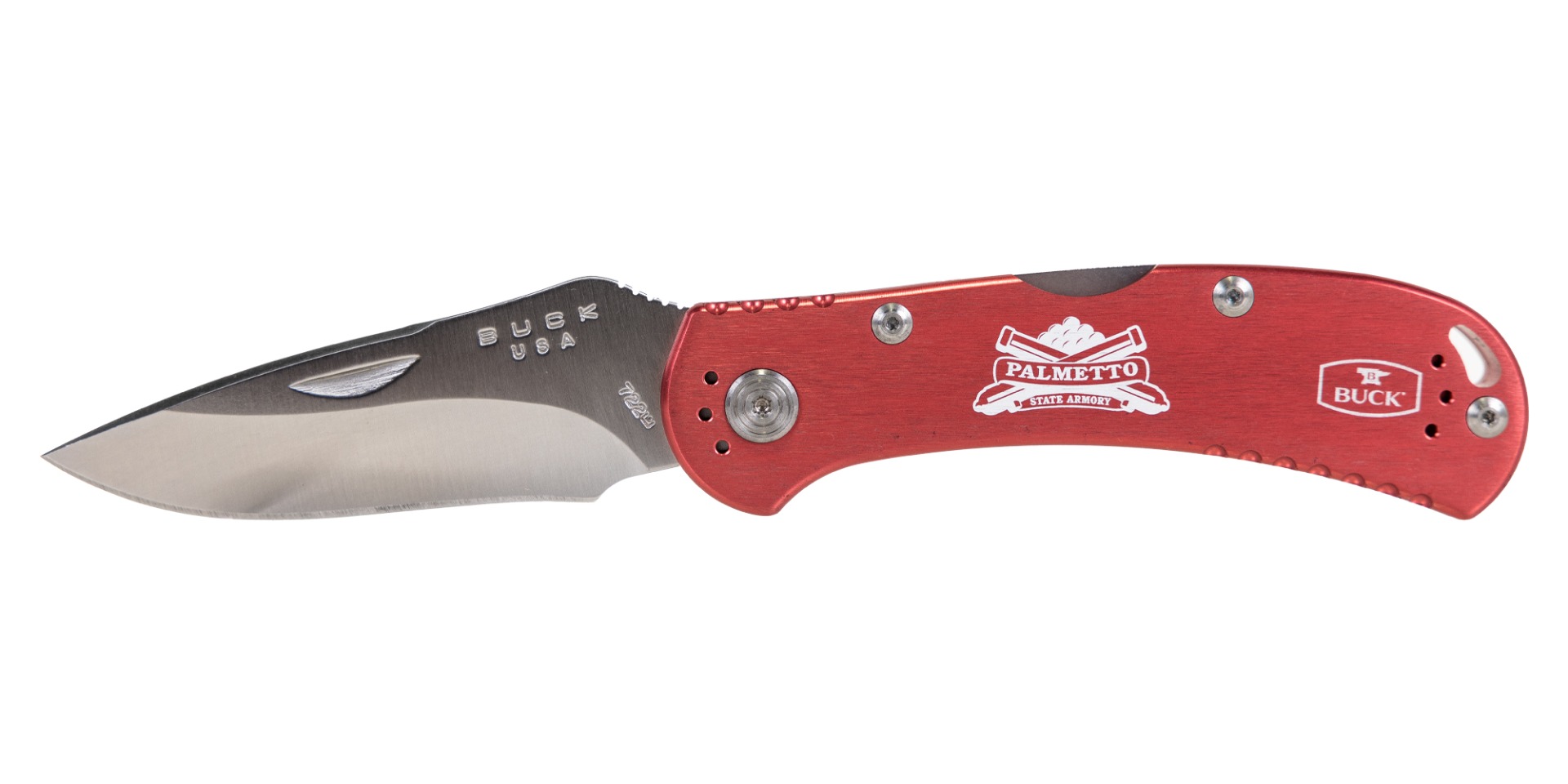 Buck Knives Spitfire 722, Red Anodize, PSA Limited Edition - 0722BO3-B-PSA