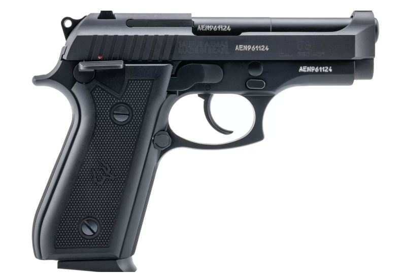 Taurus 58 4" .380 ACP 15rd Pistol, Black/Black - 1-58141 - Taurus