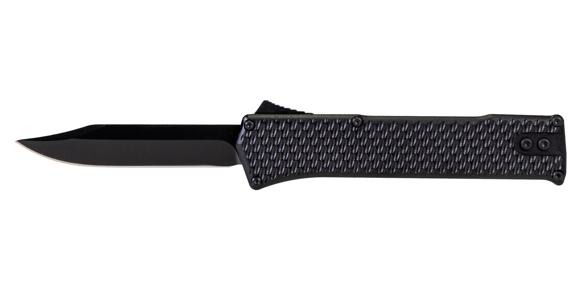 Kronos QuickDraw Compact OTF Knife, Black