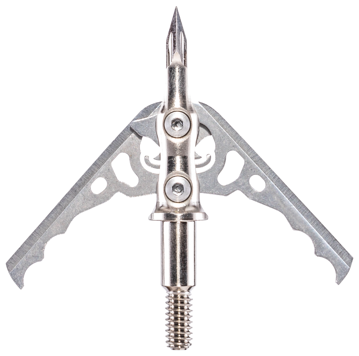 Rage Hypodermic Crossbow NC 2"/125 gr 2-Blade Broadhead, Silver Pack of 3 - Rage