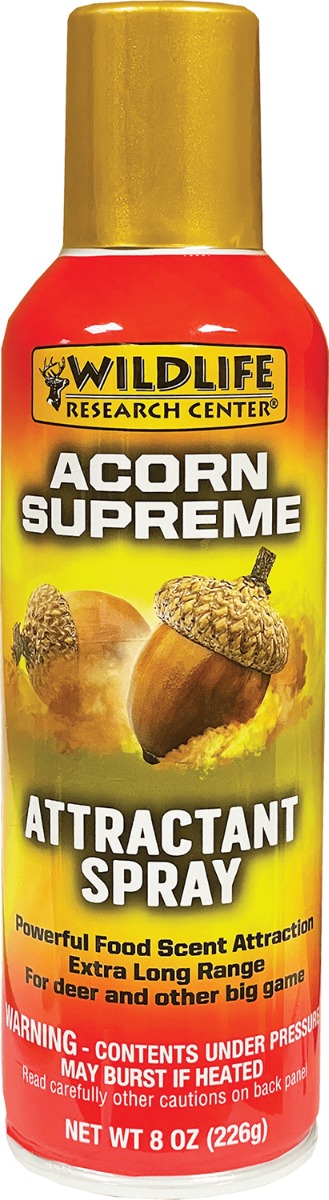 Wildlife Research Acorn Supreme Food Scent Attractor Spray, 8 oz Aerosol Can - Wildlife Research