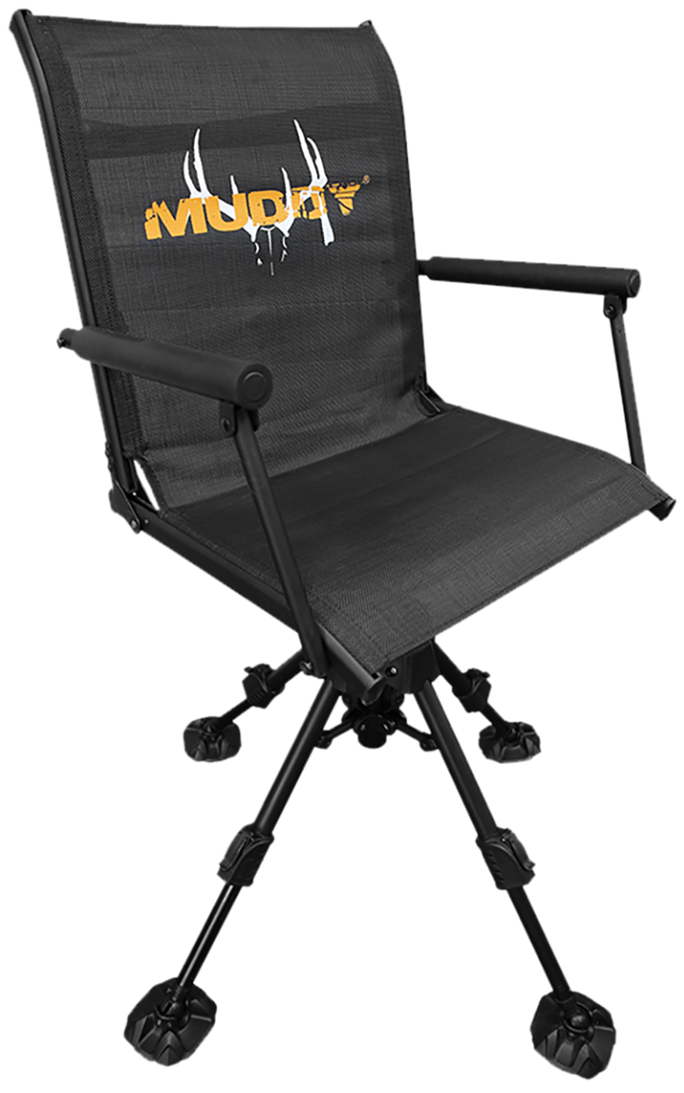 Muddy Swivel-Ease XT 16" - 23" Ground Seat, Black 300 lb - Muddy Outdoors