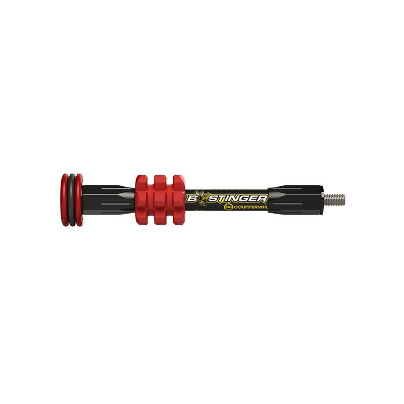 Bee Stinger MicroHex 6" Hunter Stabilizer, Red - Bee Stinger
