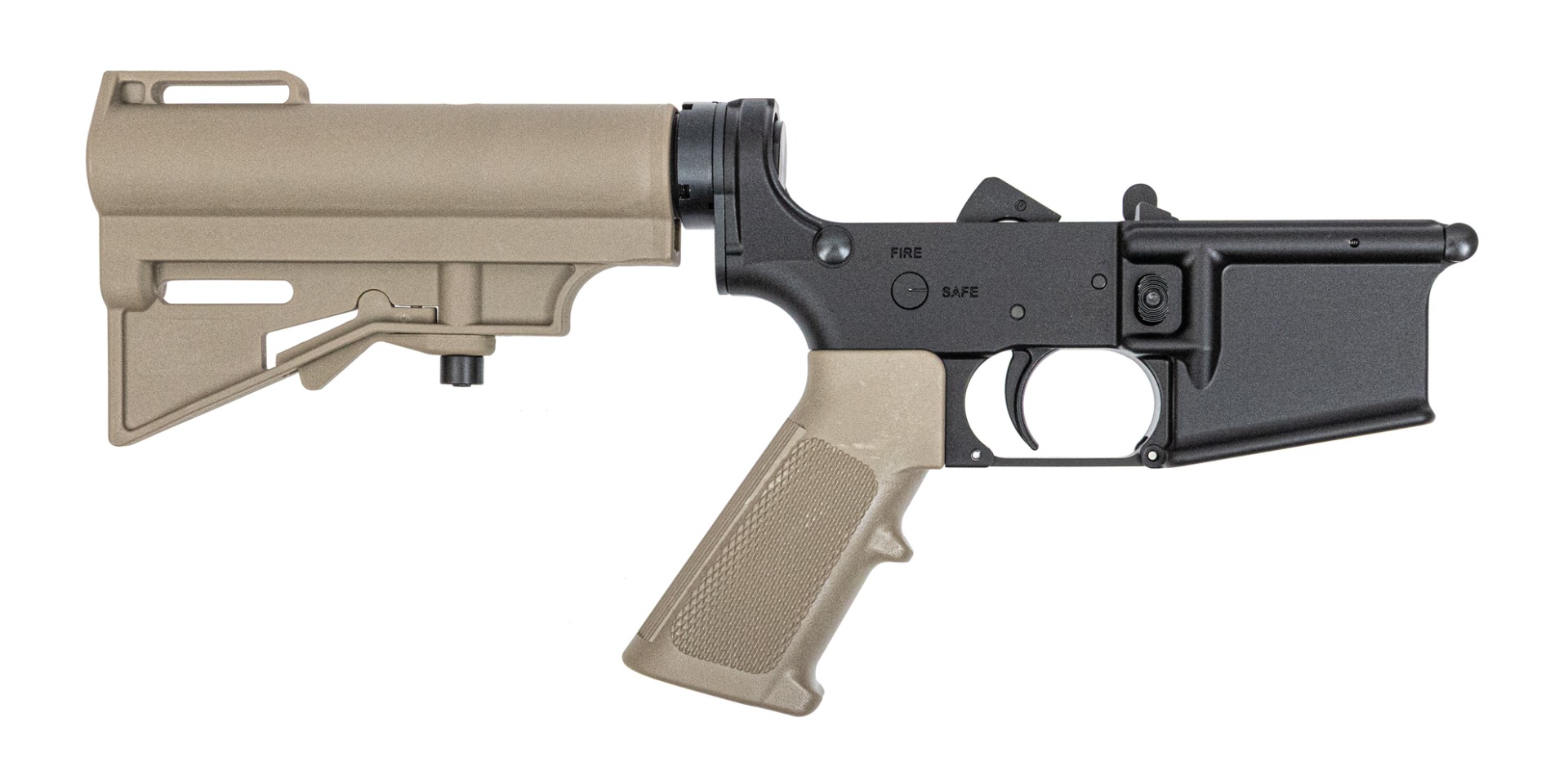 PSA Classic AR-15 Complete Pistol Lower W/HAR-15 Brace, FDE - Palmetto State Armory