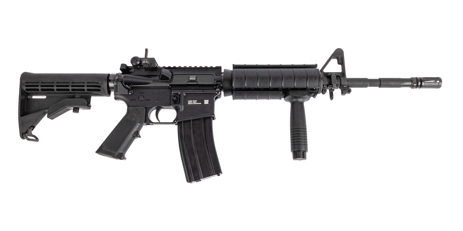 PSA Sabre-15 Forged 14.5" CHF CL M4A1 with Quad Rail and Vertical Grip Classic Rifle - Palmetto State Armory