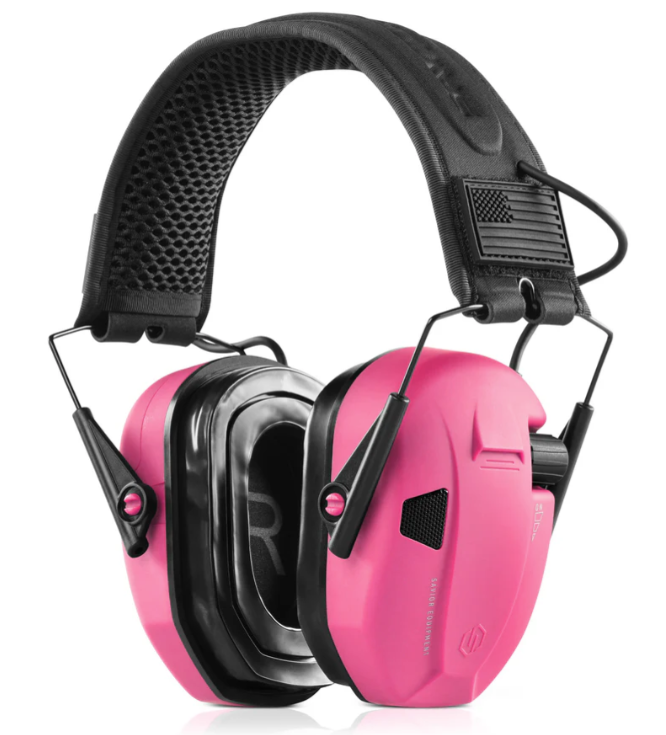 Savior Equipment Apollo Electronic Ear Protection, Pink - EM-APOLLO-PI - Savior Equipment