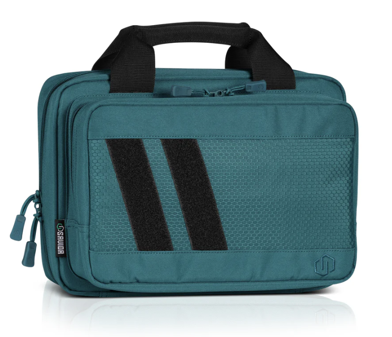 Savior Equipment Specialist Double Pistol Case, Teal - HC-DGSPORT-WS-TE - Savior Equipment