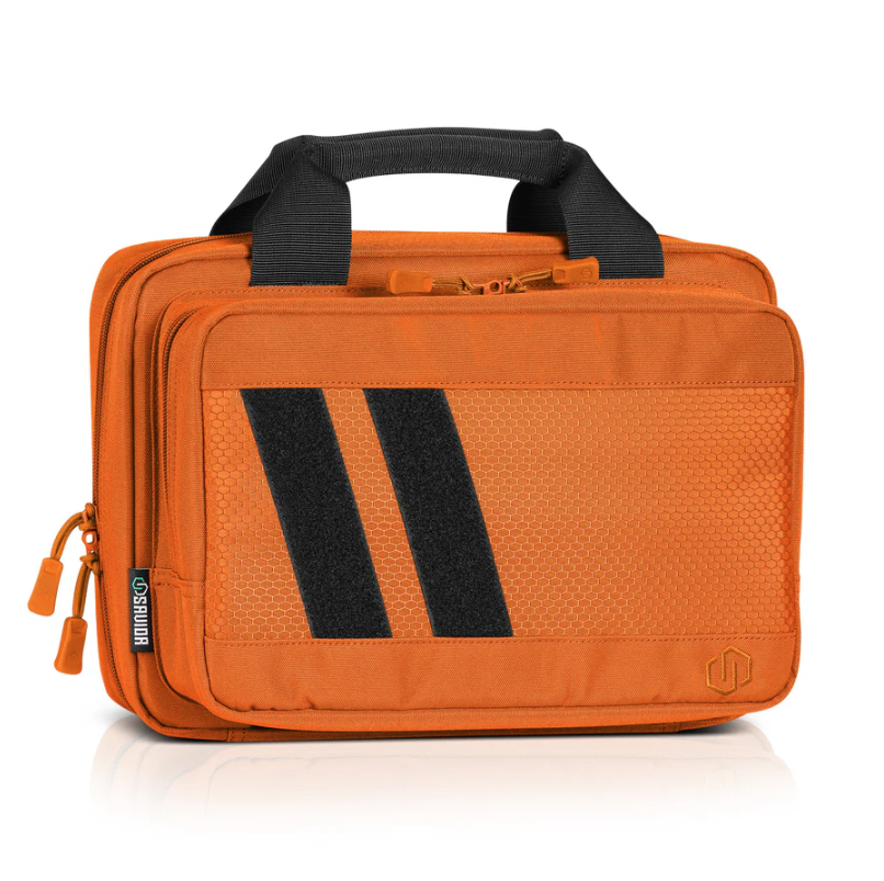 Savior Equipment Specialist Double Pistol Case, Hunter Orange - HC-DGSPORT-WS-AN - Savior Equipment