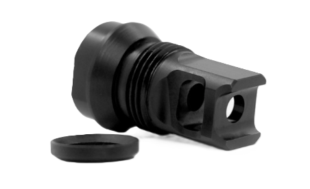 Breek Arms - Single Port Muzzle Brake, .30 Cal, 5/8x24, 13/16x16 Outside Threads - BRK4048 - Breek Arms