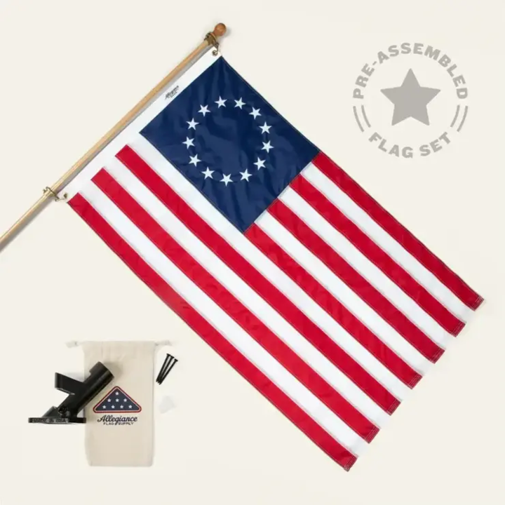 Allegiance Flag Supply - Betsy Ross Flag Set 3x5 - Allegiance Flag Supply