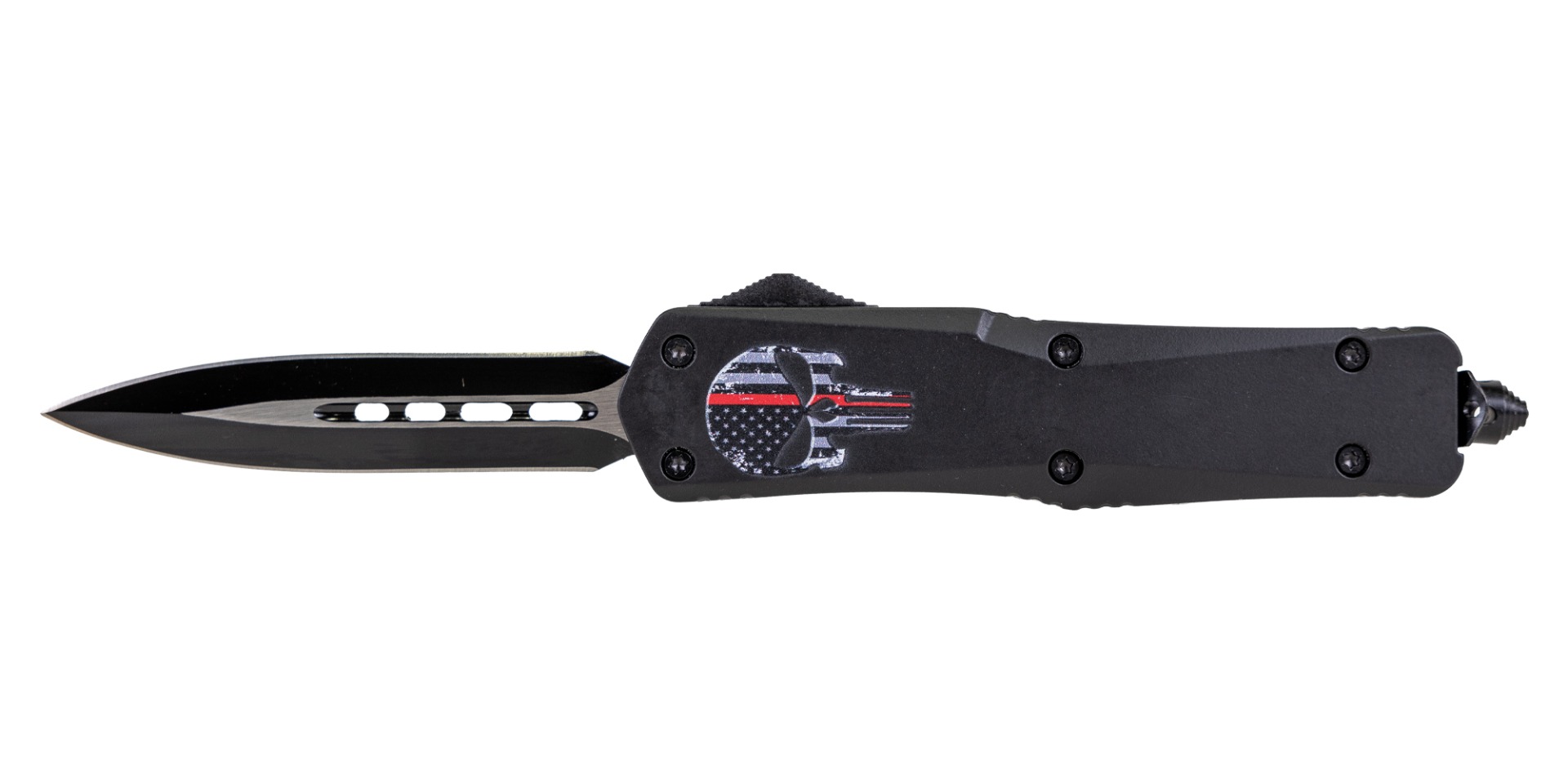 Master Cutlery OTF Knife, Red Punisher - KN-8101RDSK - Master Cutlery