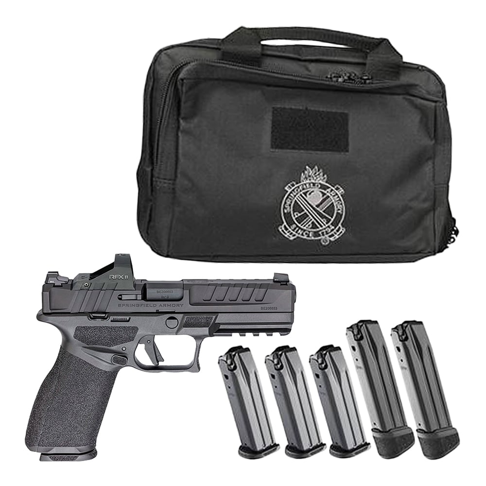 Springfield Echelon Gear Up 4.5" 9mm Pistol w/ Viridian RFX II Optic, Black - (3) 17rd / (2) 20rd Magazines - Springfield Armory