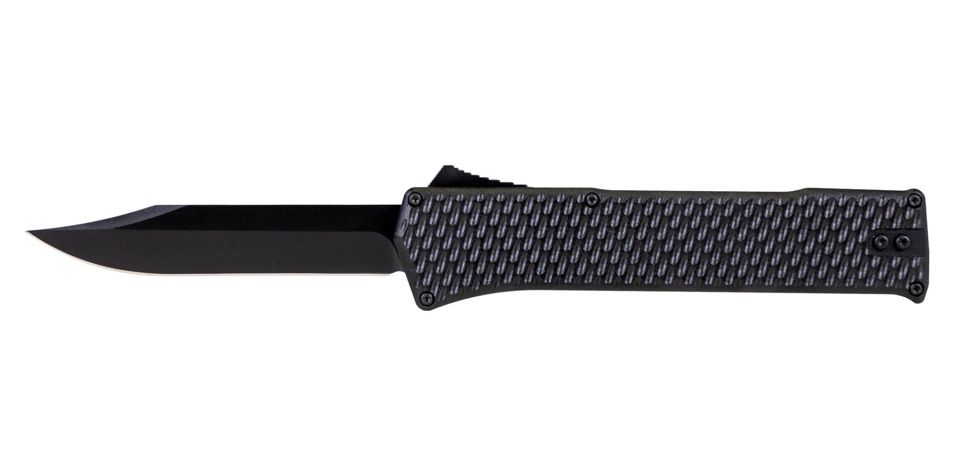 Kronos QuickDraw Full Size OTF Knife, Black