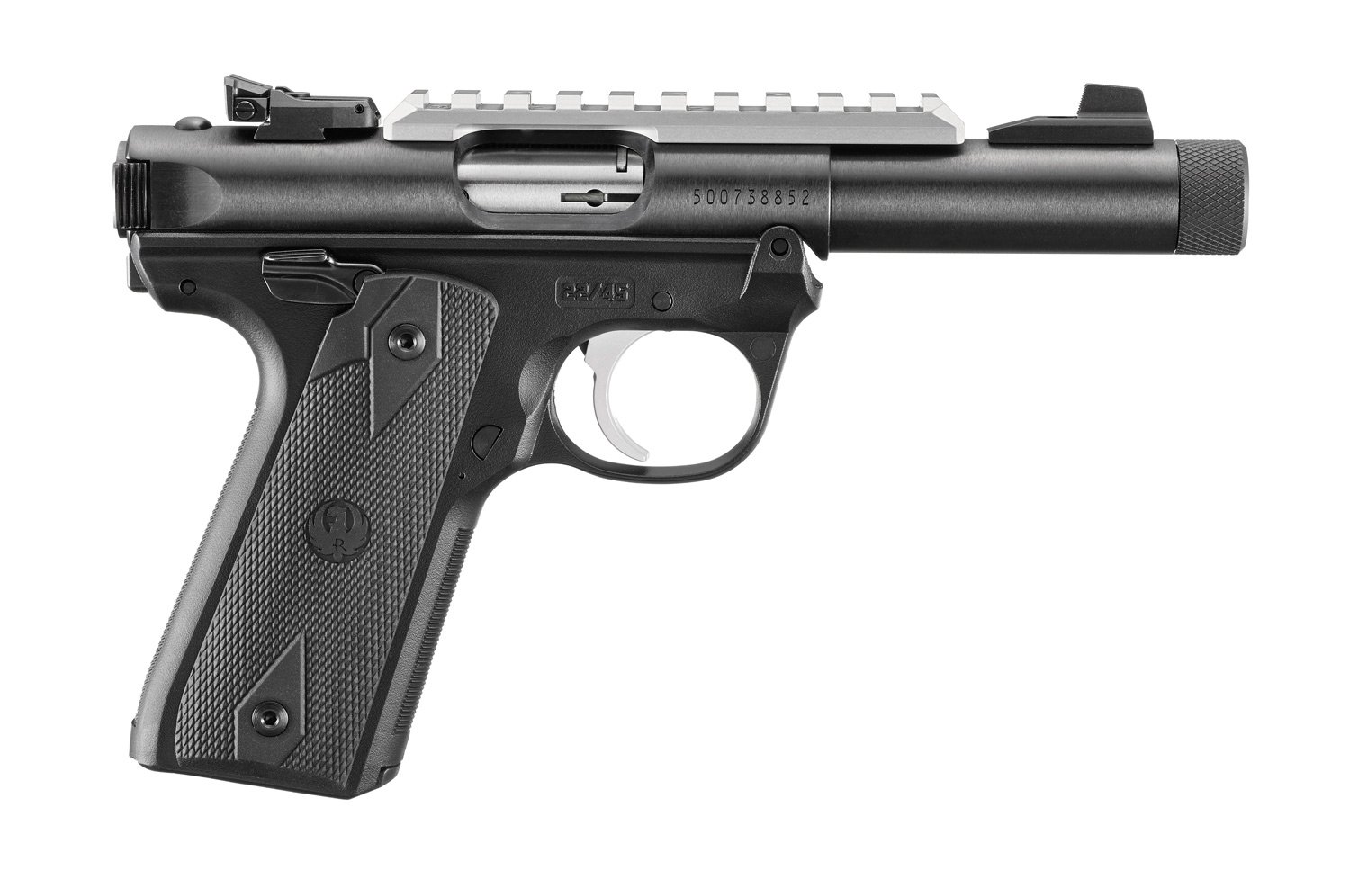 Ruger Mark IV 22/45 .22LR 4.4" 10rd Pistol, Black - 40190 - Ruger