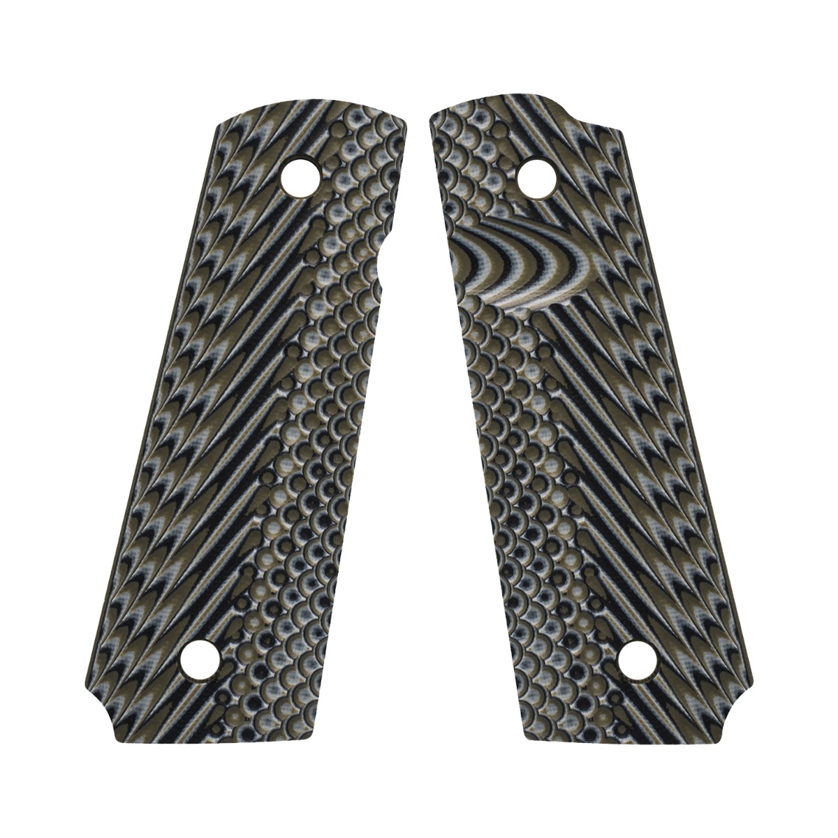 VZ Grips Operator II Full-Size Grip Fits 1911 Commander/1911 Government, Predator Green - VZ Grips