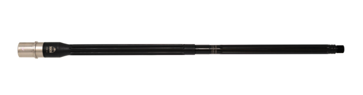 Faxon Firearms Match Rifle-Length 5R Button Rifled Heavy Fluted Barrel 6.5 Creedmoor 24", Black - Faxon Firearms