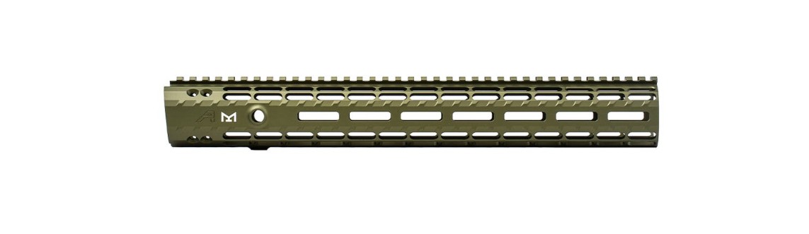 Aero Precision AR-15 Gen 2 Enhanced M-LOK Free-Float Handguard 15", OD Green - Aero Precision