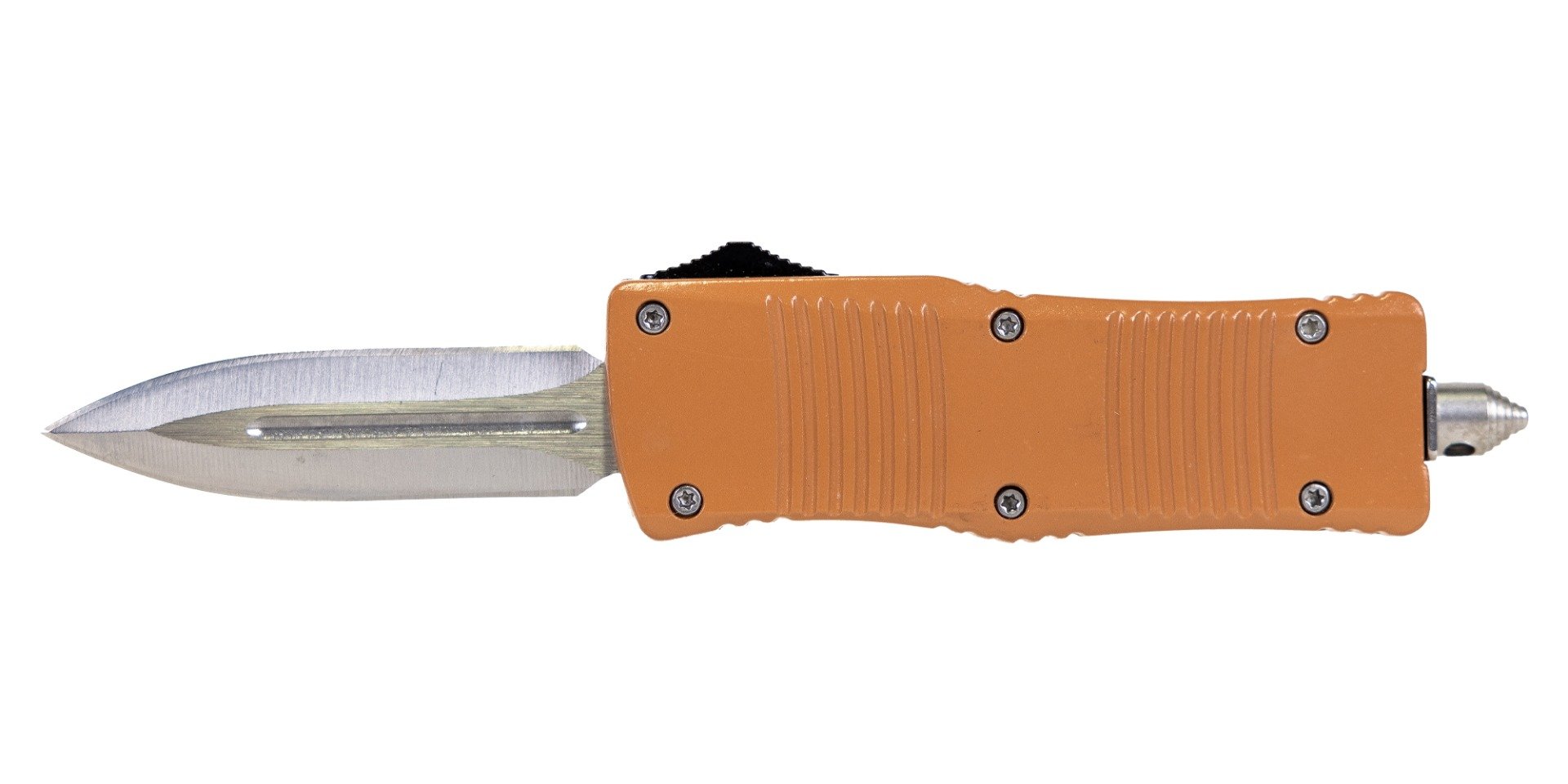 Master Cutlery Drop Point OTF Knife, Orange (CA Compliant) - SE-1341OE