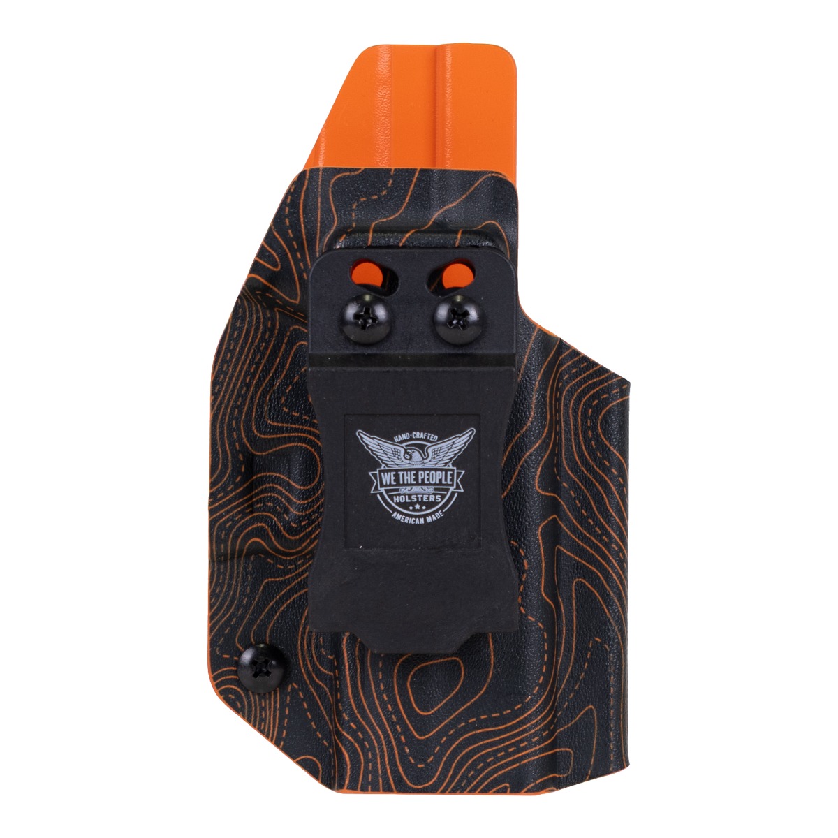 We The People Holsters Glock 43 / 43X (Red Dot Ready) Holsters, Topographic Orange - We The People Holsters